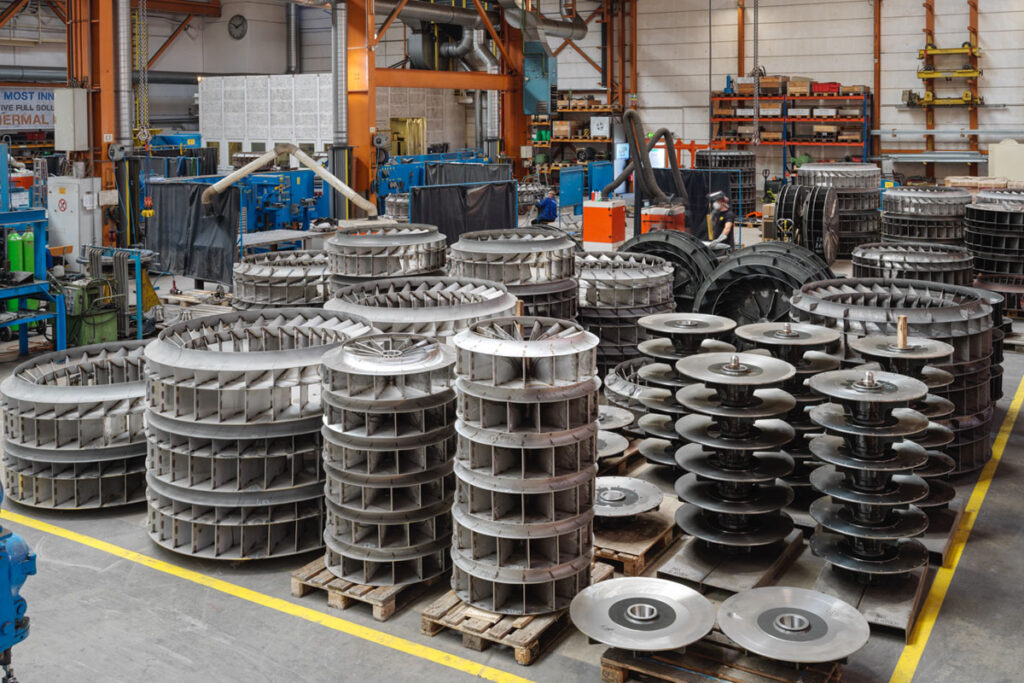 Lüfterräder Produktion