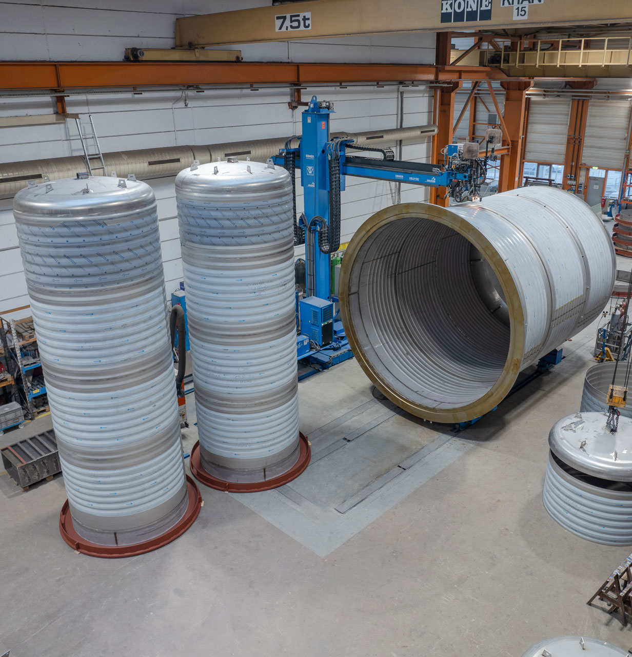 Schutzhaubenfertigung